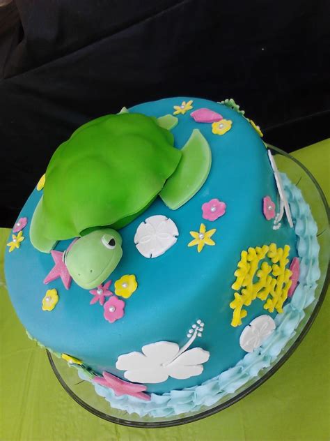 Project Mommie Sea Turtle Cake The How To