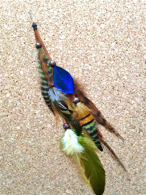 Leather Beads And Feathers Feather Jewelry Feather Leather