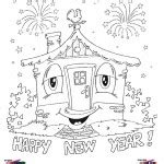 New Year's Eve coloring pages - Free printable coloring pages