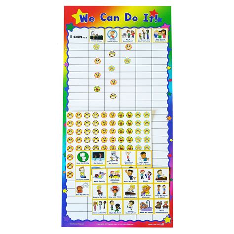 We Can Do It Classroom Chart Classroom Charts Classroom Classroom
