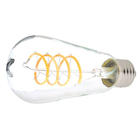 Spiral Filament Led Bulb St18 Carbon Filament Style Bulb Dimmable