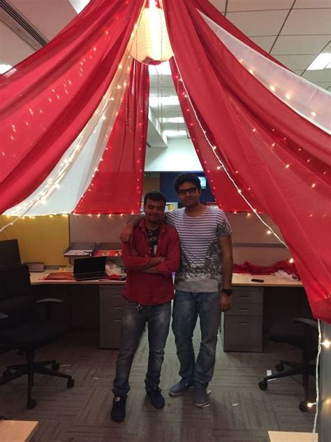 Topmost office bay decoration ideas are: Bay decoration (Diwali)... - Aricent Office Photo ...
