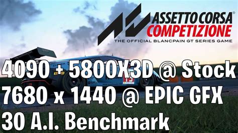 Assetto Corsa Competizione 4090 5800x3d 30 A I EPIC Graphics Race