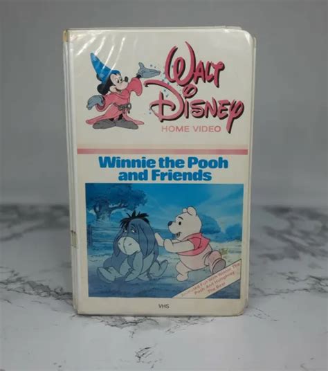 Winnie The Pooh And Friends Vhs Rare Clamshell Walt Disney Home Video
