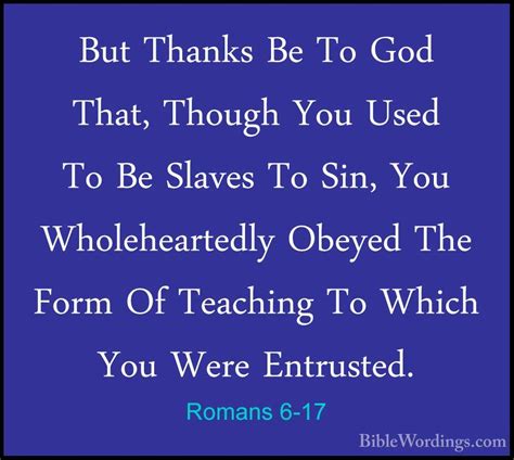Romans 6 Holy Bible English