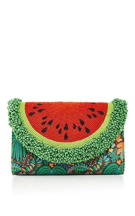 Beaded Watermelon Clutch Bag Beaded Bags Beaded Embroidery