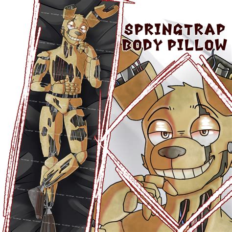 FNAF body pillow dakimakura Springtrap William Afton FNAF 3 | Etsy