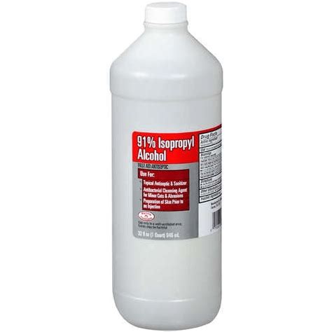 Equate First Aid Antiseptic 91 Isopropyl Alcohol 32 Fl Oz