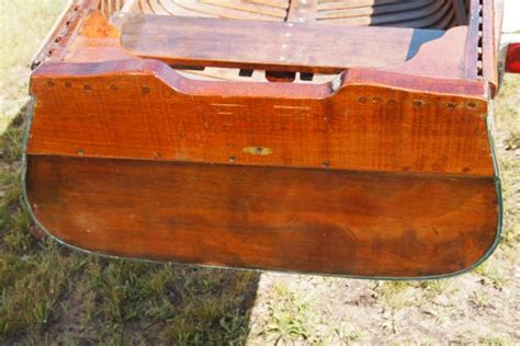 1926 Old Town Square Stern Canoe Rare Woodcanvas Model Wit