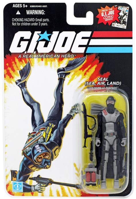 Gi Joe Wave 6 Lt Torpedo Seal Action Figure Mask On Hasbro Toys Toywiz
