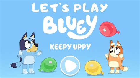 Bluey Keepy Uppy Gameplay Lets Play One Of The Official Bluey Game On