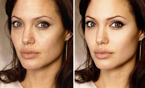 10 Celebrities Before And After Photoshop Who Set Unrealistic Beauty