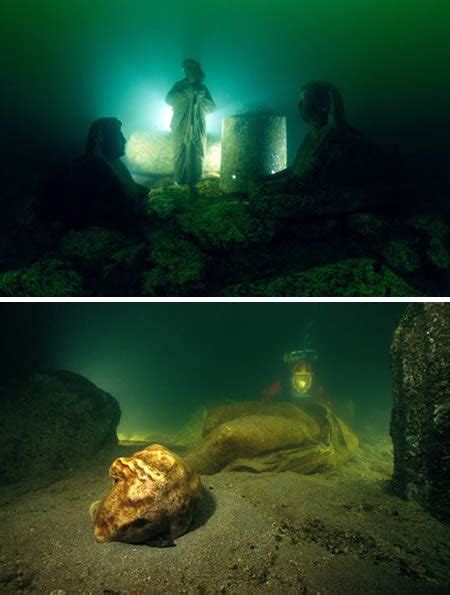 7 Most Fascinating Underwater Ruins Underwater Cities Cleopatra