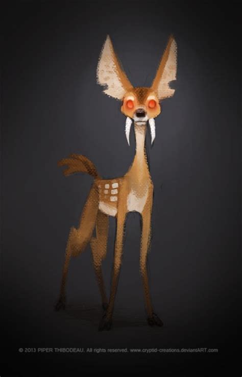 Day 342 Chinese Water Deer By Cryptid Creations On Deviantart Water