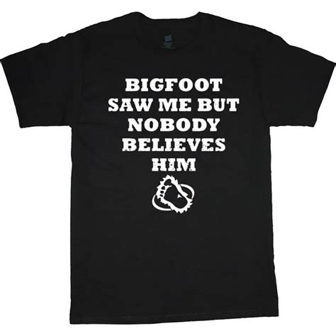 Decked Out Duds Bigfoot Funny T Shirt Mens Big And Tall Graphic Tee