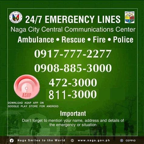 Baha Naga City Emergency Numbers Rmn Networks