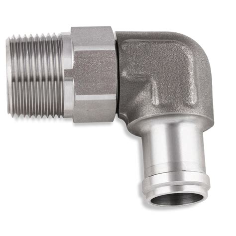 Schedule 40 90 Degree Elbow Gray Pvc Tube Fitting 1 14 Barbed X Npt