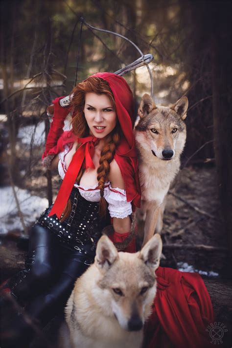 Pugoffkaelena Kucheruk Red Riding Hood Cosplay Photo Wig