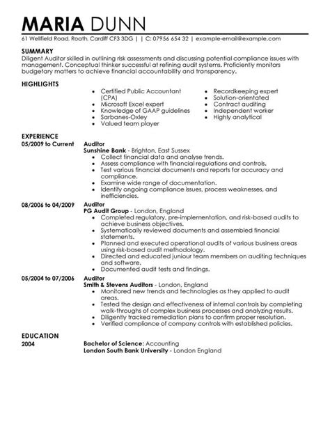 Ohio charter of accountants and auditors · 8 years of work experience as an auditor/ . Best Auditor Resume Example | LiveCareer