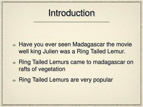 Ppt Ring Tailed Lemurs Powerpoint Presentation Free Download Id