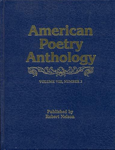 american poetry anthology vol viii robert nelson 9780881470611 abebooks