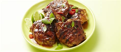 The chicken breast might get all the press, but it's the humble chicken thigh that really delivers in terms of flavor, versatility and economy. Grilled Thai Chicken Thighs | Recipe | Thai chicken thigh recipe, Chicken thigh recipes ...