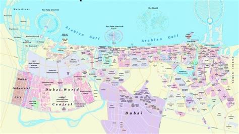 Maps Dubai