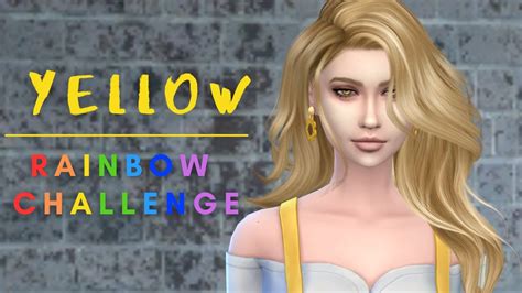 The Sims 4 Rainbow Challenge Yellow 🌻 Youtube