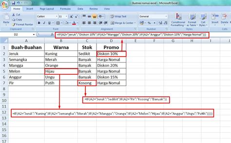 Rumus If Excel Bertingkat Ganda Tunggal Dan Cara Pakainya Riset