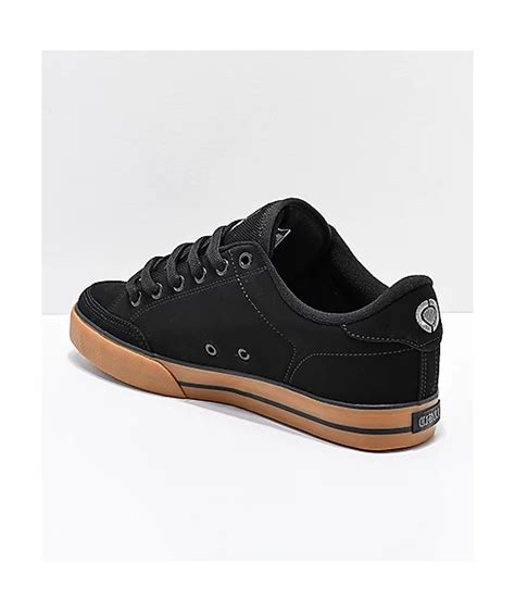 Circa Lopez 50 Black And Gum Skate Shoes