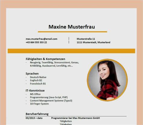 A résumé, sometimes spelled resume, called a cv in english outside north america, is a document created and used by a person to present their background, . Lebenslauf Vorlage Doc Einzigartig Vorlage Lebenslauf Word ...