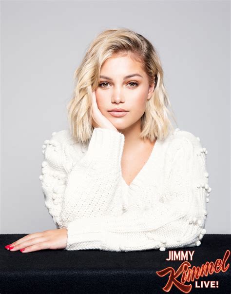 Olivia Holt Jimmy Kimmel Live Portrait April 2019 • Celebmafia