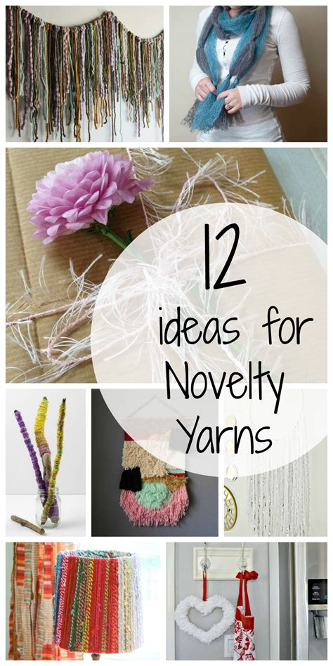 12 Alternative Ideas For Novelty Yarn — Sum Of Their Stories Craft Blog
