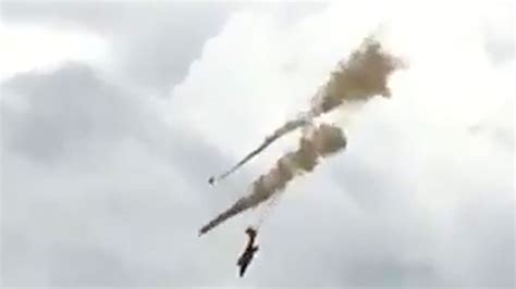 Canadian Military Jet Crashes Caught On Video