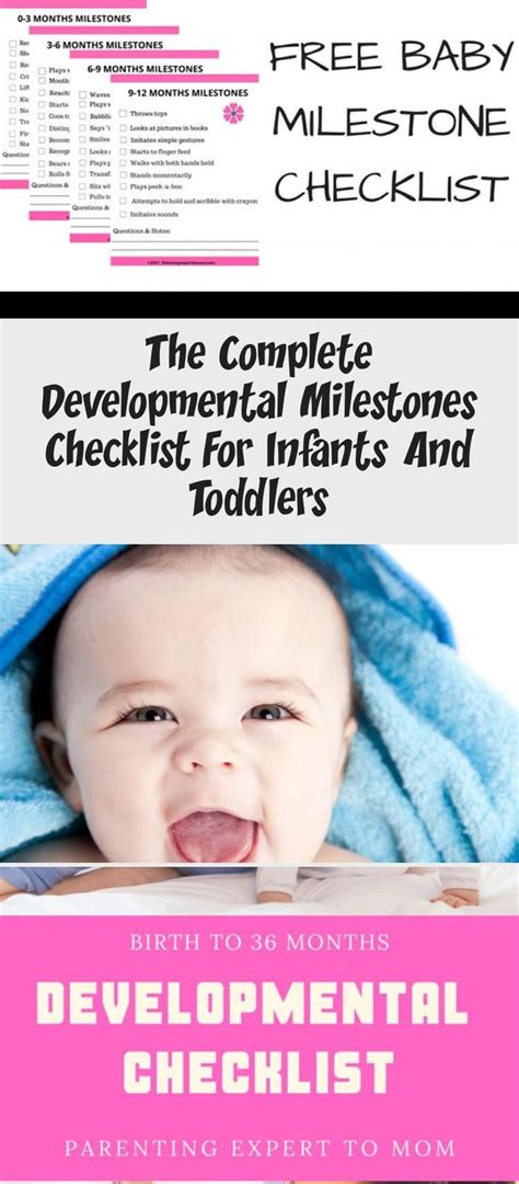 The Complete Developmental Milestones Checklist For Infants And