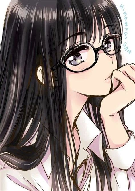 30 Best Anime Girl Brown Hair And Glasses Images On