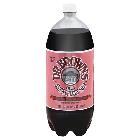 Dr Browns Kosher Diet Black Cherry Soda Shop Soda At H E B