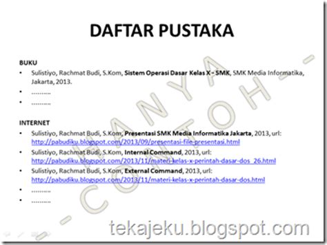 · format penulisan sumber kutipan dan daftar pustaka dalam sebuah karya tulis ilmiah adalah 1. Bahasa Indonesia 2 "Tugas 4 Daftar Pustaka"BERBAGI PENGETAHUAN