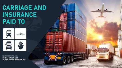 Carriage And Insurance Paid To Cip Reglas Incoterms Icc 2020