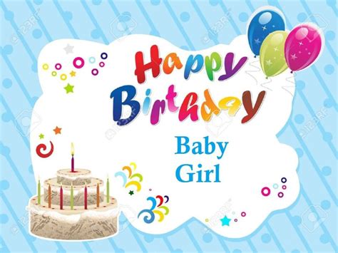 Fabulous Happy Birthday Wishes For Baby Girl Picsmine