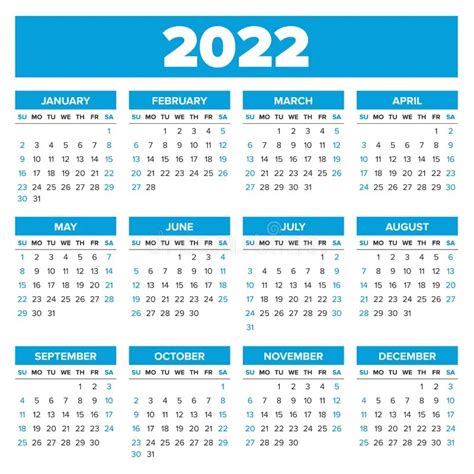 Calendario Por Semanas Del Año 2022 Zona De Información