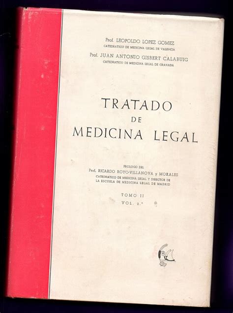 Tratado De Medicina Legal Tomo Ii Vol 2º Toxicología Forense By