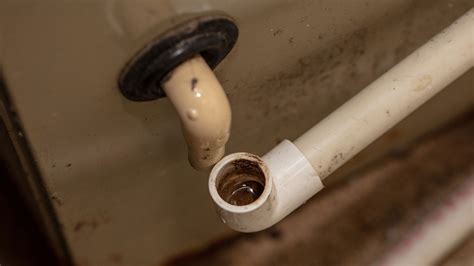 The key here is to not grind the debris further into the fabric. How to Clean a Condensate Drain Line | Today's Homeowner