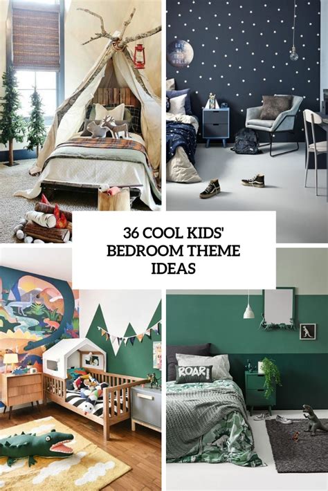 36 Cool Kids Bedroom Theme Ideas Digsdigs
