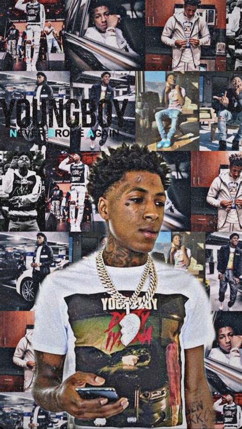Nba Youngboy Picture Collage Youngboy B W Billionaire Collage Ipad