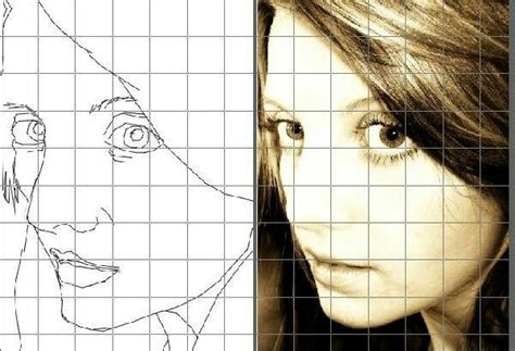 Grid Drawing Portraits Portrait Tutorial Art Worksheets Portrait