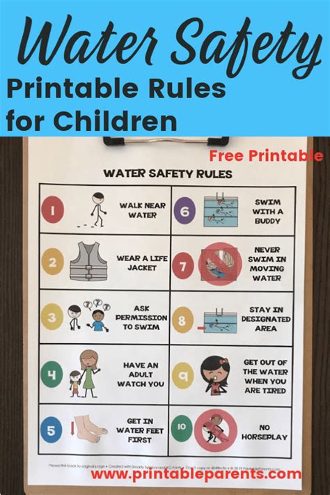 Water Safety Lesson Plans For Preschoolers