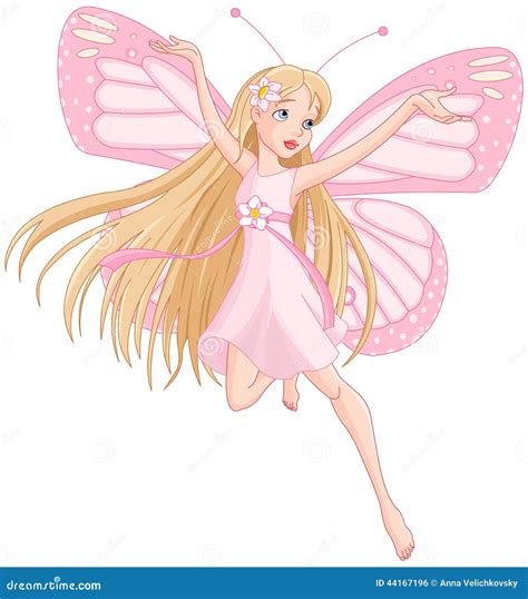 Flying Fairy Cartoon Vector 20471817