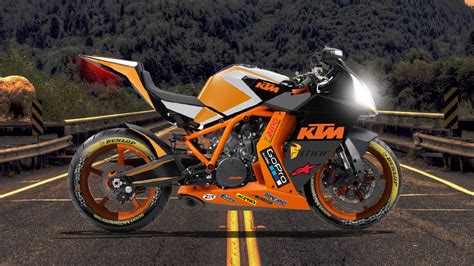 Ktm Rc8 Photoshop Speed Art Custom Motorcycle Motorbike Youtube