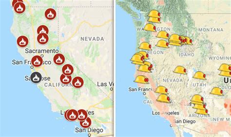 California Fires Map Today Gadgets